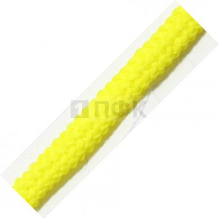 Шнур для одежды 10мм 100% П/Э цв лимон (уп 100м/1000м)