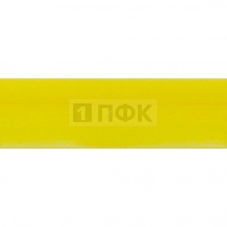 Пластиковый кант Кедер раздвоенный вторичное сырье 3,5мм/6мм цв желтый (уп 250м/1000м)