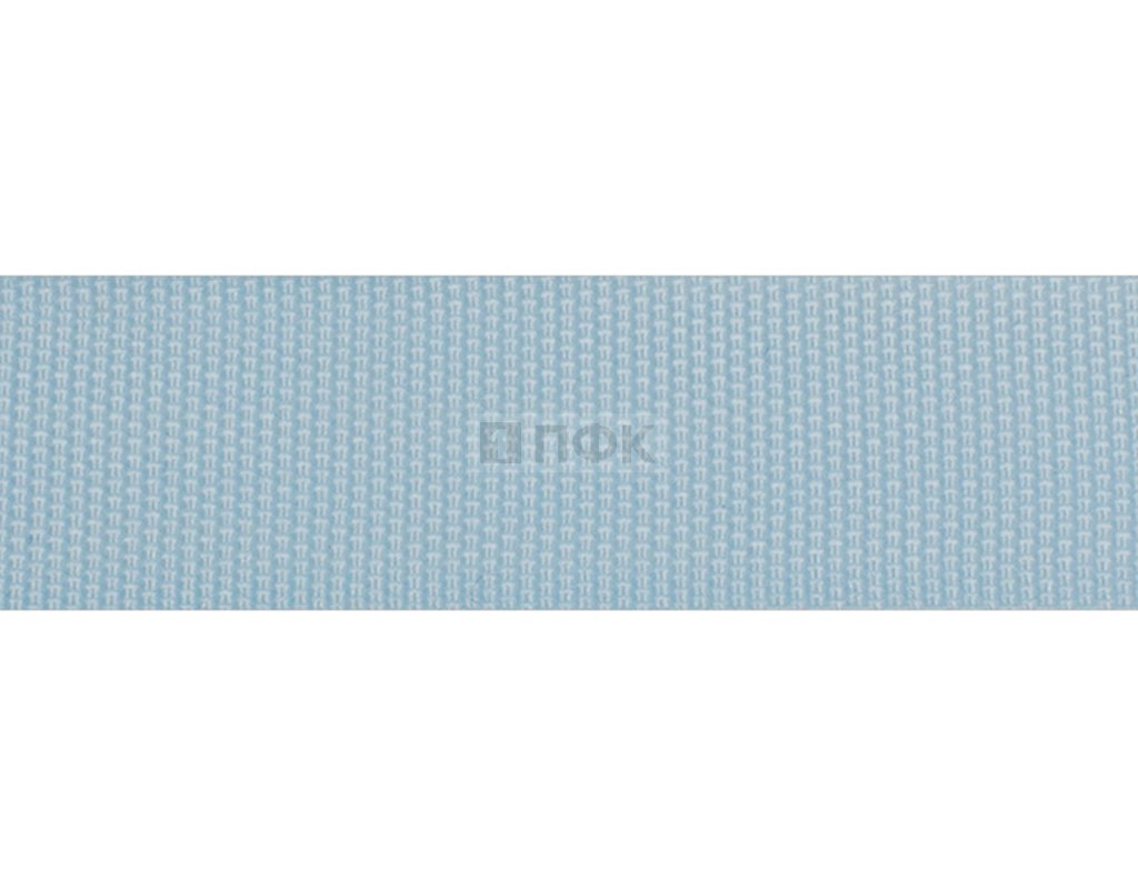 Стропа текстильная (лента ременная) окантовочная 22мм 6,4гр/м цв 19 голубой (рул 91,44м/уп 1828м)