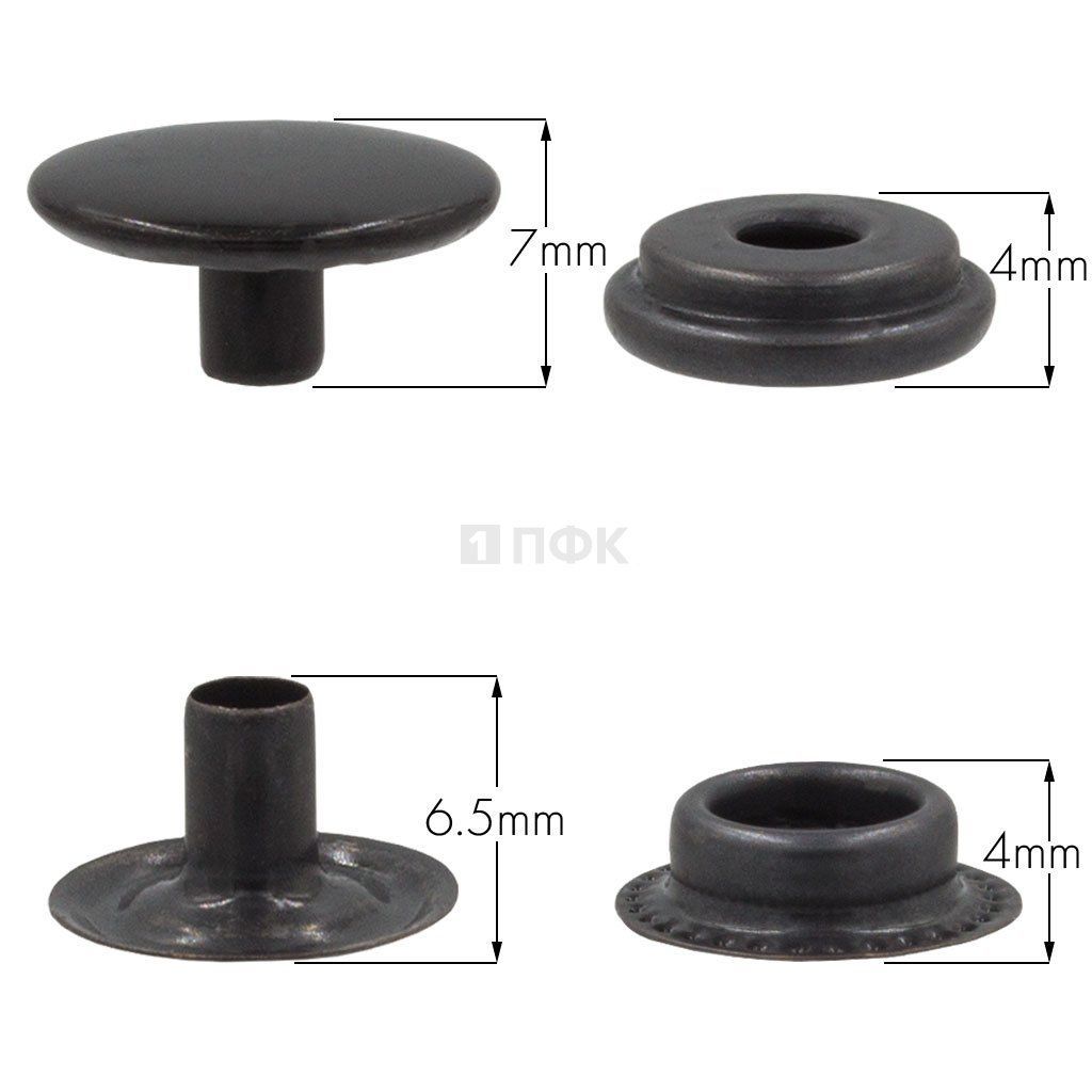 Кнопка для одежды 15мм №61 нерж цв оксид (уп 720шт) NEW STAR