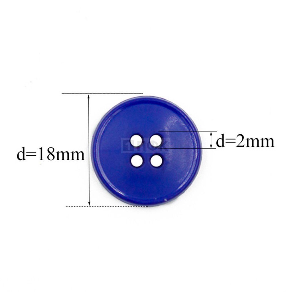 Пуговица 51926-18 ПА 18мм цв в ассортименте(уп 1000шт)