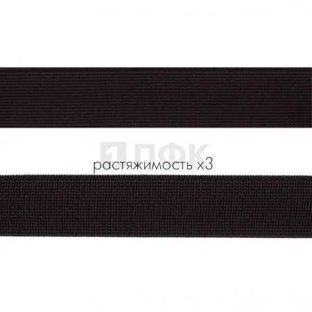 Резинка тканая 20мм 12 гр/м цв черный (уп 50м/400м) Резинка тканая 20мм 12 гр/м цв черный (уп 50м/400м)