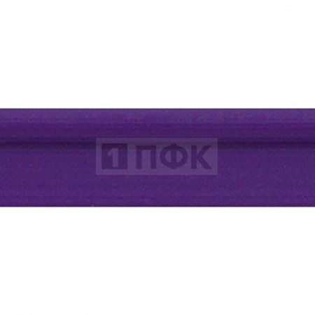 Пластиковый кант Кедер раздвоенный вторичное сырье 4мм/7мм цв фиолетовый (уп 250м/1000м)
