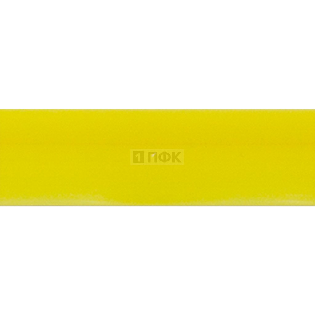 Пластиковый кант Кедер первичное сырье 3,5мм/6мм цв желтый (уп 250м/1000м)