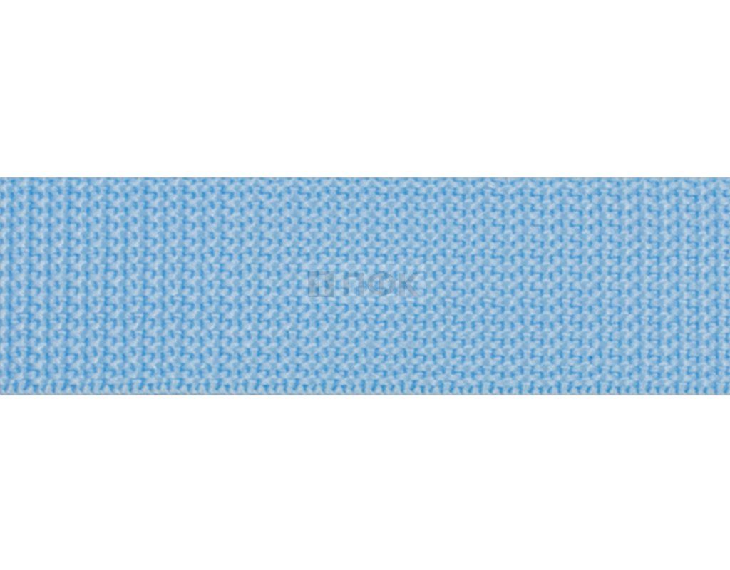Стропа текстильная (лента ременная) 25мм 13 гр/м цв 24 голубой бледн (рул 91,44м/уп 2500м)