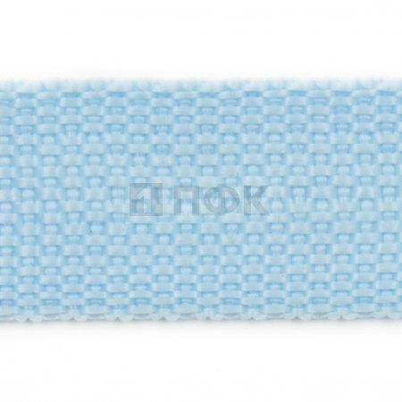 Стропа текстильная (лента ременная) 20мм 14 гр/м цв 430 голубой (рул 50м/уп 3000м)