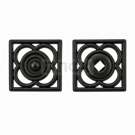 Кнопка пришивная декоративная YM-1425 25мм цв оксид (уп 100шт/кор 1000шт)