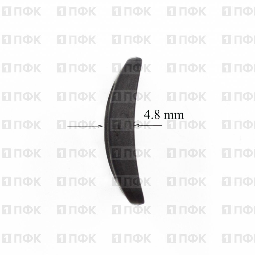 Пряжка двухщелевая пластик 30мм A3 ПА цв черный (уп 1000шт/5000шт)