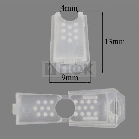 Наконечник для шнура 27103-Н ПП цв прозрачный (уп 1000шт) Наконечник для шнура 27103-Н ПП цв прозрачный (уп 1000шт)