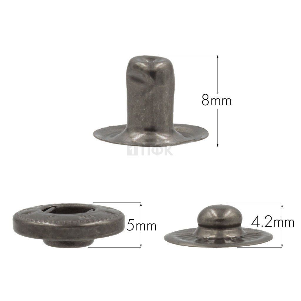 3 Части кнопки для одежды 15мм Альфа нерж цв никель тем (уп 720шт) DNG — ПФКР 3 Части кнопки для одежды 15мм Альфа нерж цв никель тем (уп 720шт) DNG