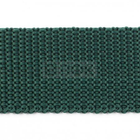 Стропа текстильная (лента ременная) 35мм 13 гр/м цв 310 зеленый тем (рул 50м/уп 3000м)