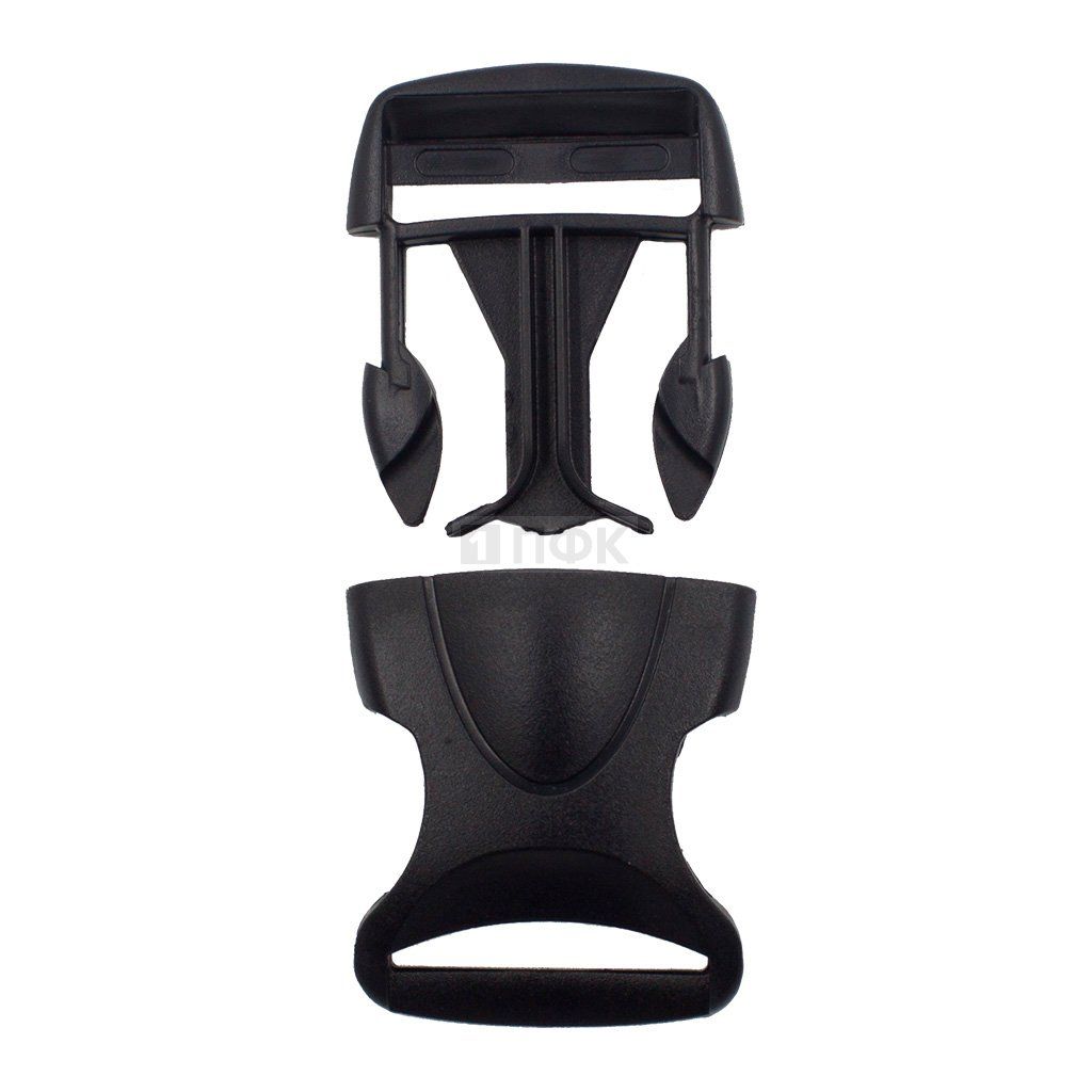 Фастекс Ф-130 (защелка-трезубец) ПФЛ 30мм цв черный (уп 1000шт) — ПФКР Фастекс Ф-130 (защелка-трезубец) ПФЛ 30мм цв черный (уп 1000шт)