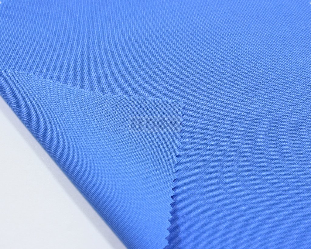 Ткань Габардин 100%ПЭ 150 гр/кв.м цв голубой 284 (рул 50м)