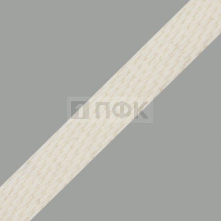Шнур для одежды 10мм 100% Х/Б цв белый суровый (уп 100м/1000м)
