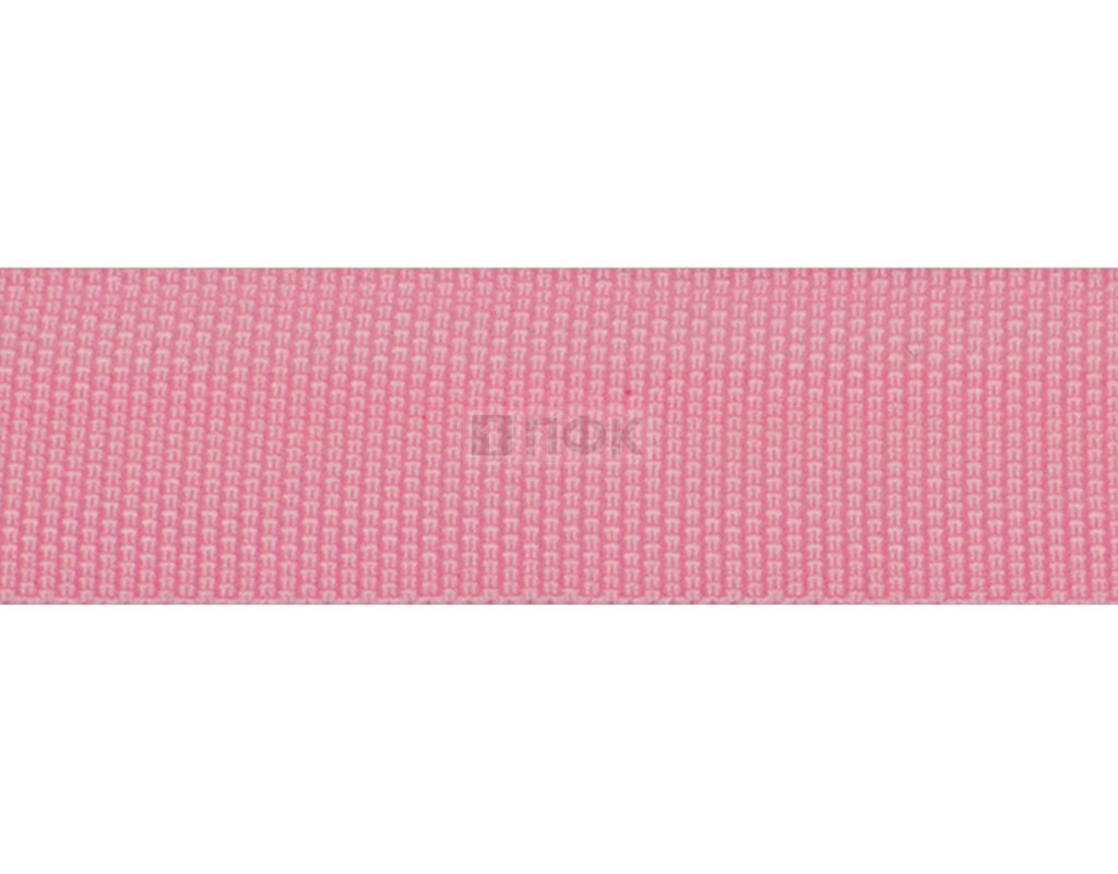 Стропа текстильная (лента ременная) окантовочная 22мм 6,4гр/м цв 13 розовый (рул 91,44м/уп 1828м)