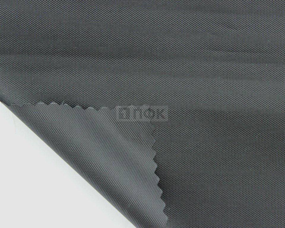 Ткань Oxford 200 D PU1000 78 гр/м2 шир 150см цв 901 черный (рул.100м)