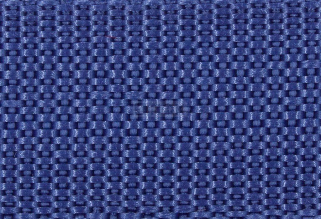 Стропа текстильная (лента ременная) 25мм 8 гр/м цв 410 синий (рул 50м/уп 3000м)