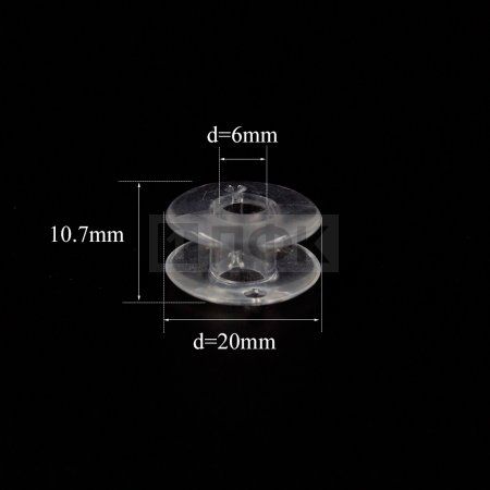 Шпулька швейная ПC цв стекло (упак 200шт)
