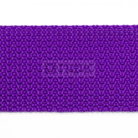 Стропа текстильная (лента ременная) 40мм 27 гр/м цв 700 фиолетовый (рул 50м/уп 3000м)