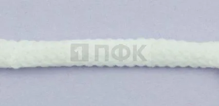 Шнур для одежды 9 мм б/н (Арт.90) цв белый (уп 200м/1000м)