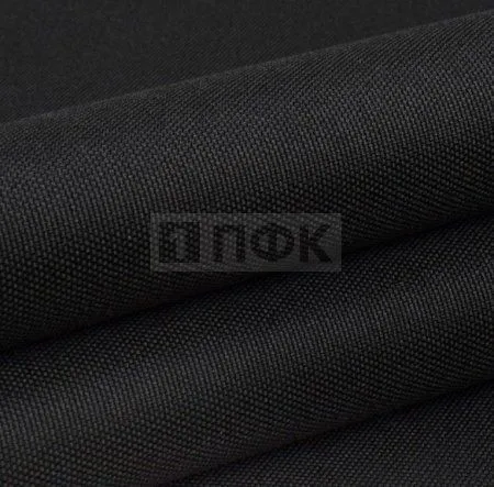 Ткань Oxford 210D PU1000 77гр/м2 шир 150см цв черный (рул 100м)