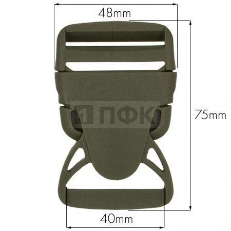 Фастекс (защелка-трезубец) ПП 40мм цв хаки арт 1001 (уп 100шт/2000шт) ПФК Фастекс (защелка-трезубец) ПП 40мм цв хаки арт 1001 (уп 100шт/2000шт) ПФК