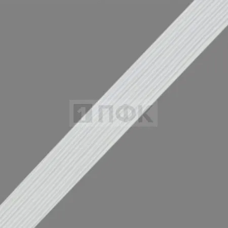 Резинка продежка 12мм цв белый (уп 100м)