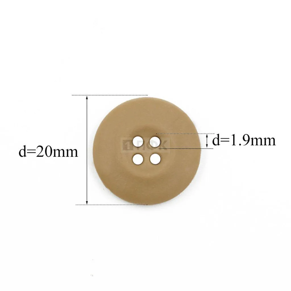 Пуговица НАТО-20 ПП 20мм цв в ассортименте (уп 1000шт)