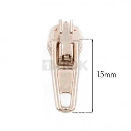 Бегунок для спиральной (витой) молнии тип 3 автомат цв никель (уп 2500шт/25000шт) 1гр