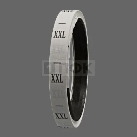 Размерная лента 1*2,5см арт.С14 (рул.270шт) "XXL" (упак 20шт/кор 1000шт) Размерная лента 1*2,5см арт.С14 (рул.270шт) "XXL" (упак 20шт/кор 1000шт)