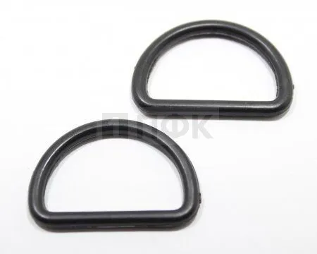 Полукольцо пластик 30мм Z43-3 цв чёрный (уп 1000шт) Полукольцо пластик 30мм Z43-3 цв чёрный (уп 1000шт)