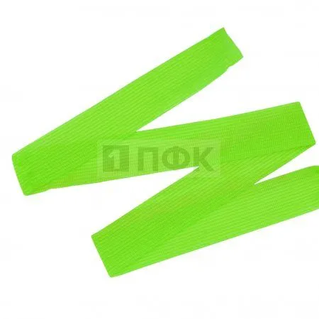 Лента (тесьма) окантовочная 22мм 2,4 гр цв неон-салатовый (уп 100м/1000м)