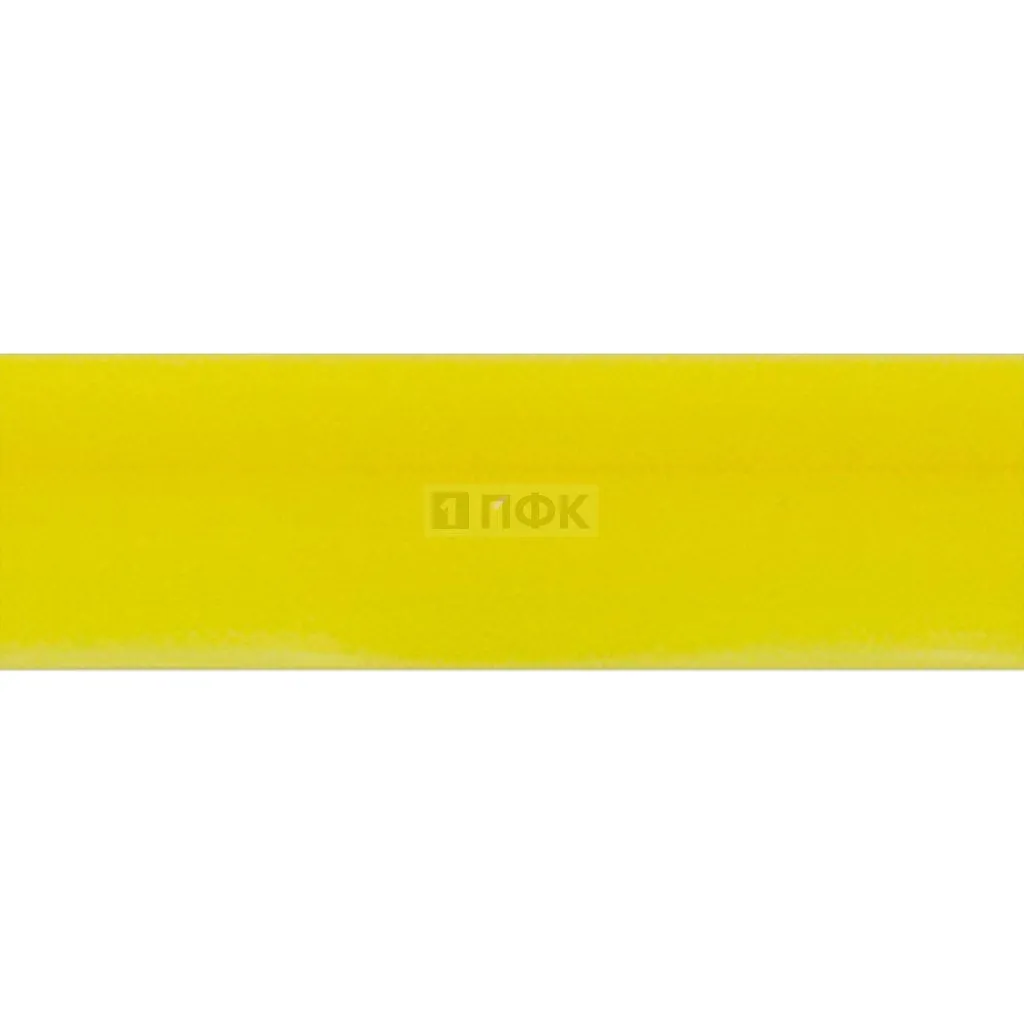 Пластиковый кант Кедер вторичное сырье 3,5мм/6мм цв желтый (уп 250м/1000м)