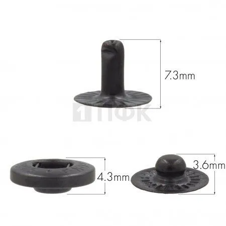 3 Части кнопки для одежды 12,5мм Альфа латунь цв оксид (уп 1440шт) STRONG 3 Части кнопки для одежды 12,5мм Альфа латунь цв оксид (уп 1440шт) STRONG