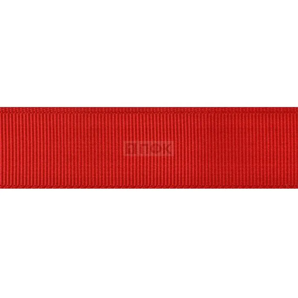 Лента репсовая (тесьма вешалочная) 30мм цв красный (уп 100м/1000м)