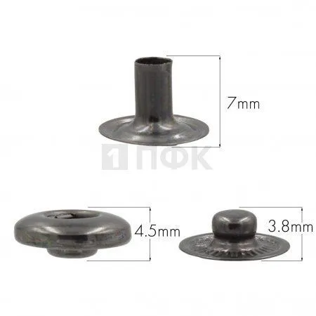 3 Части кнопки для одежды 12,5мм Альфа нерж цв никель тем (уп 1440шт) BUTTONI 3 Части кнопки для одежды 12,5мм Альфа нерж цв никель тем (уп 1440шт) BUTTONI