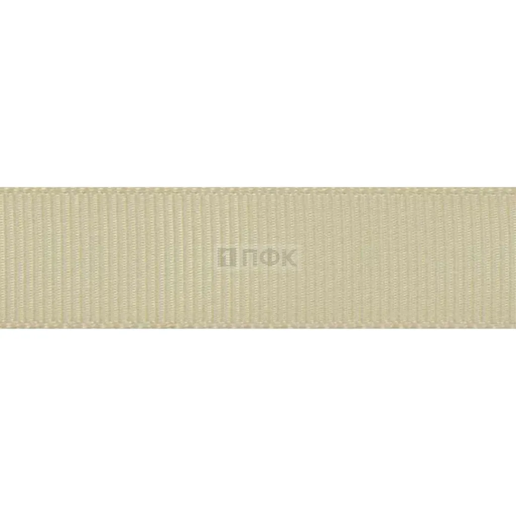 Лента репсовая (тесьма вешалочная) 20мм цв лен (уп 50м/1000м)