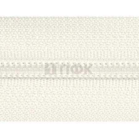 Рулонная молния спиральная (витая) тип 5 цв 102 16гр/м (рул 200м/уп 2000м) Рулонная молния спиральная (витая) тип 5 цв 102 16гр/м (рул 200м/уп 2000м)