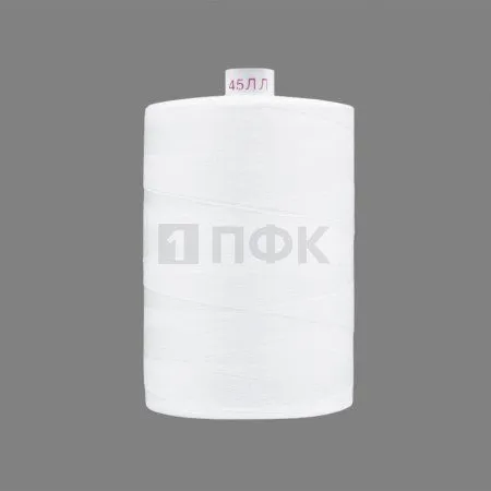 Нить швейная армированная 45ЛЛ 2500м цв 301 белый (уп 12/кор 120) Нить швейная армированная 45ЛЛ 2500м цв 301 белый (уп 12/кор 120)