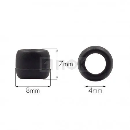 Наконечник для шнура ОК-1 ПА цв черный (уп 1000шт)