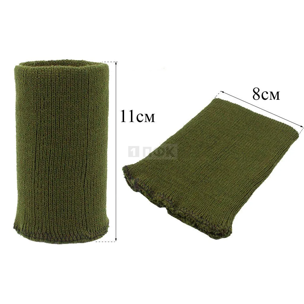 Манжет трикотажный для рук акрил 8*11см цв оливковый (уп 500пар) — ПФКР Манжет трикотажный для рук акрил 8*11см цв оливковый (уп 500пар)