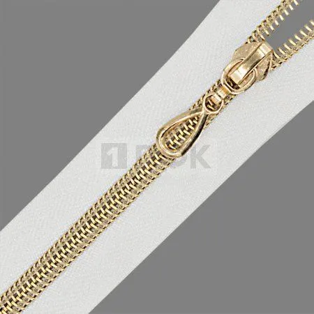 Молния спиральная (витая) тип 7 55см разъем цв 101 зв Rus Gold (уп 100шт) Молния спиральная (витая) тип 7 55см разъем цв 101 зв Rus Gold (уп 100шт)