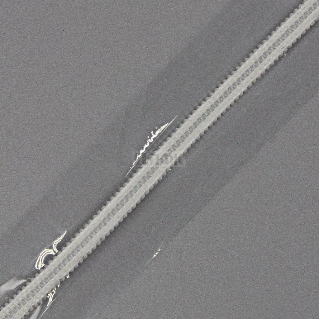 Рулонная молния спиральная (витая) тип 5 цв прозрачный ПВХ шир 32мм (рул 200м/уп 2000м) 14,75 гр/м