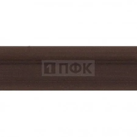 Пластиковый кант Кедер раздвоенный вторичное сырье 3мм/5мм цв коричневый (уп 250м/1000м)