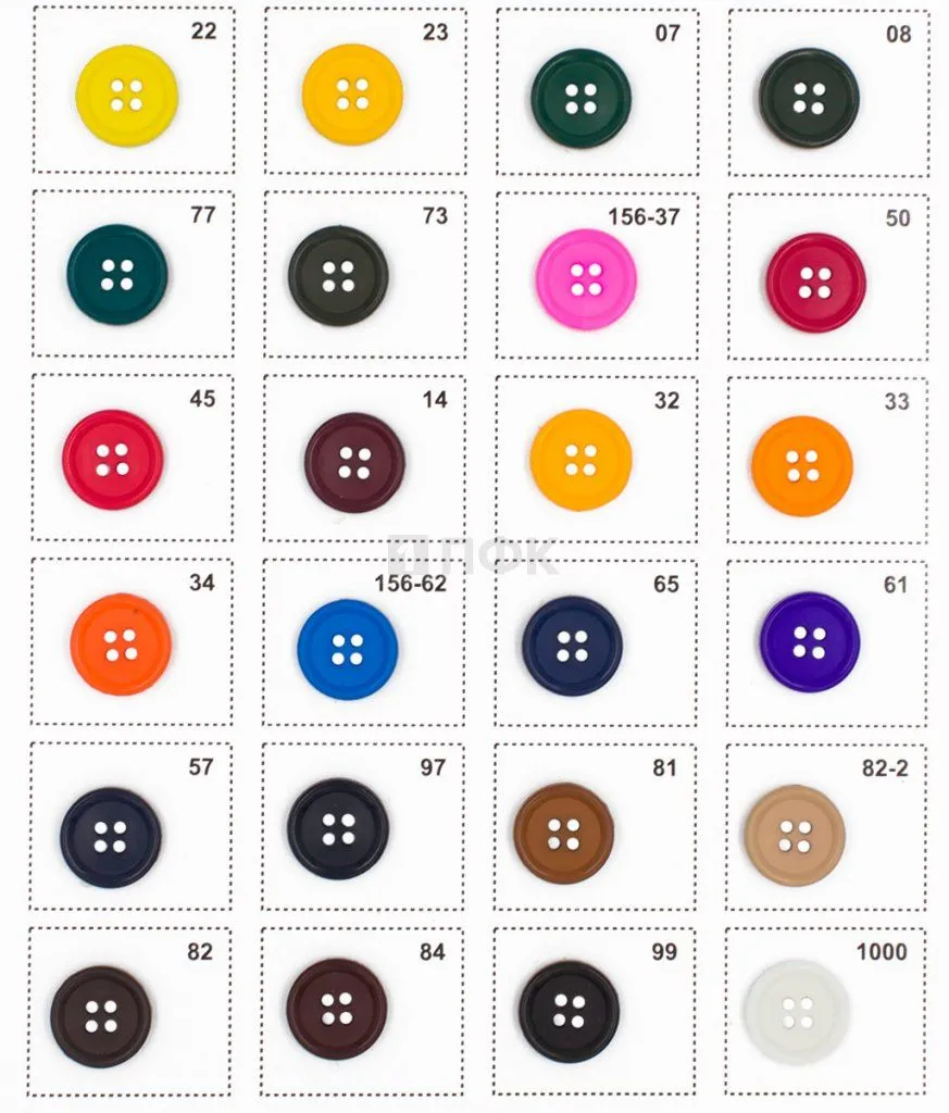 Пуговица 51400-20 ПА 20мм цв в ассортименте (уп 1000шт)