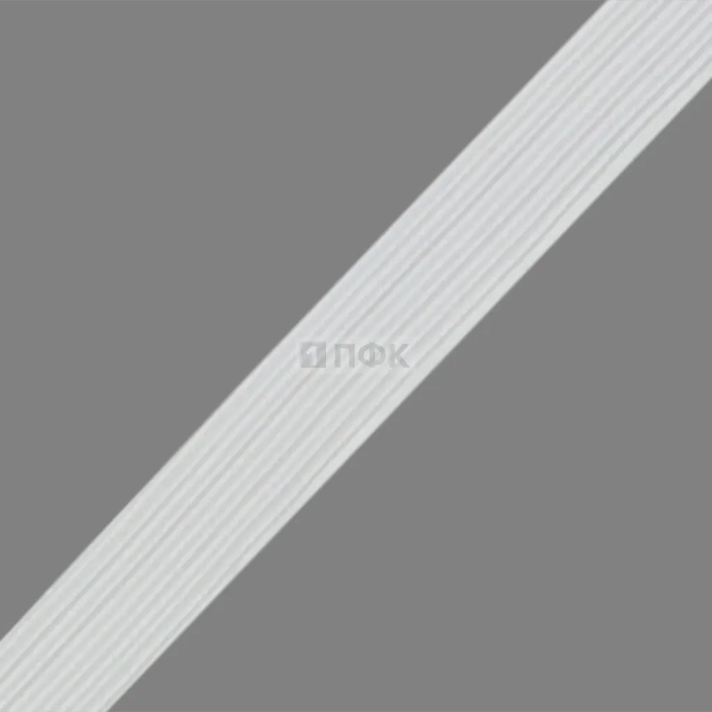 Резинка продежка 10мм*10м цв белый (уп 200м)