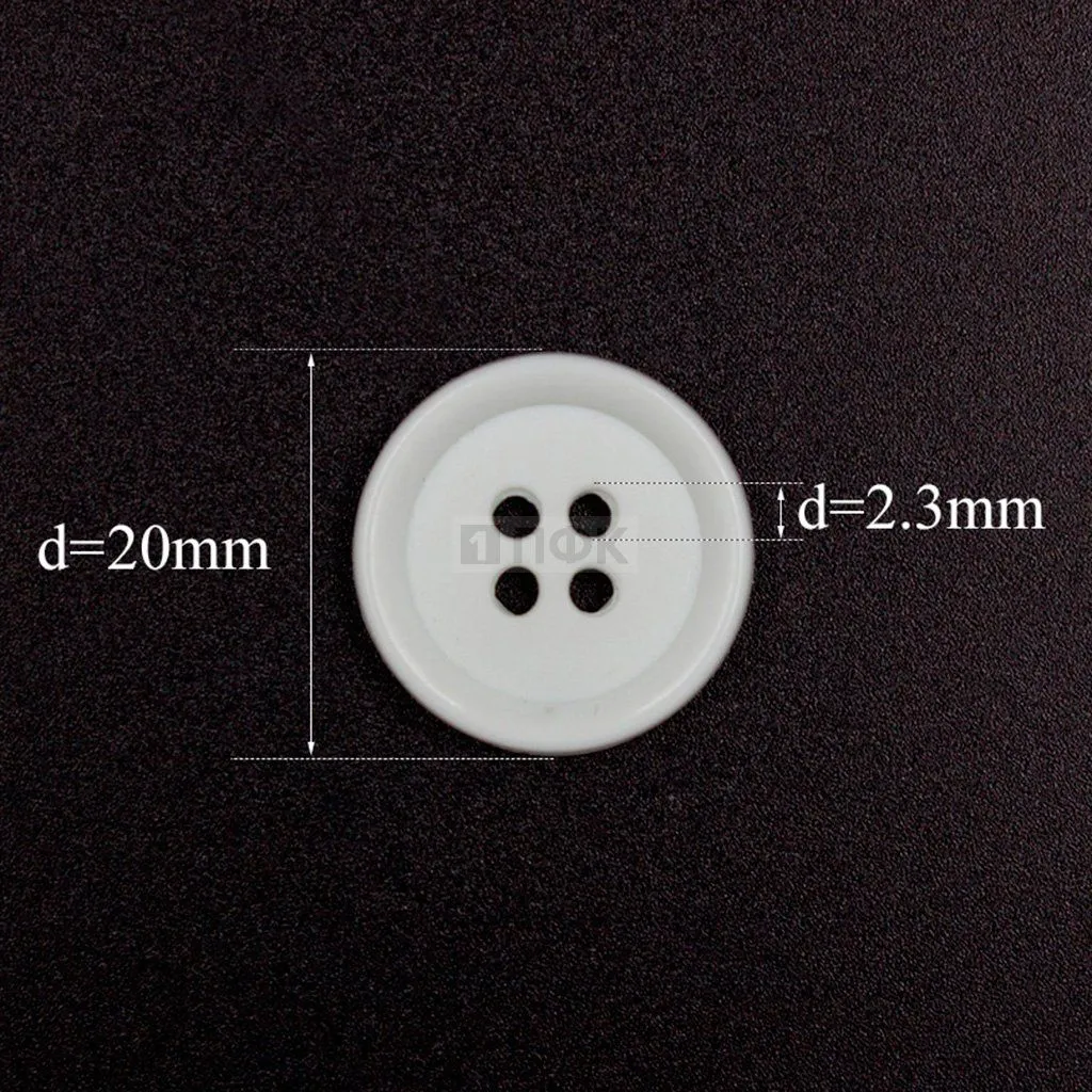 Пуговица 51400-20 ПА 20мм цв в ассортименте (уп 1000шт)