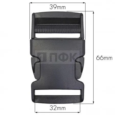 Фастекс (защелка-трезубец) ПП 32мм цв черный (уп 2800шт) Фастекс (защелка-трезубец) ПП 32мм цв черный (уп 2800шт)