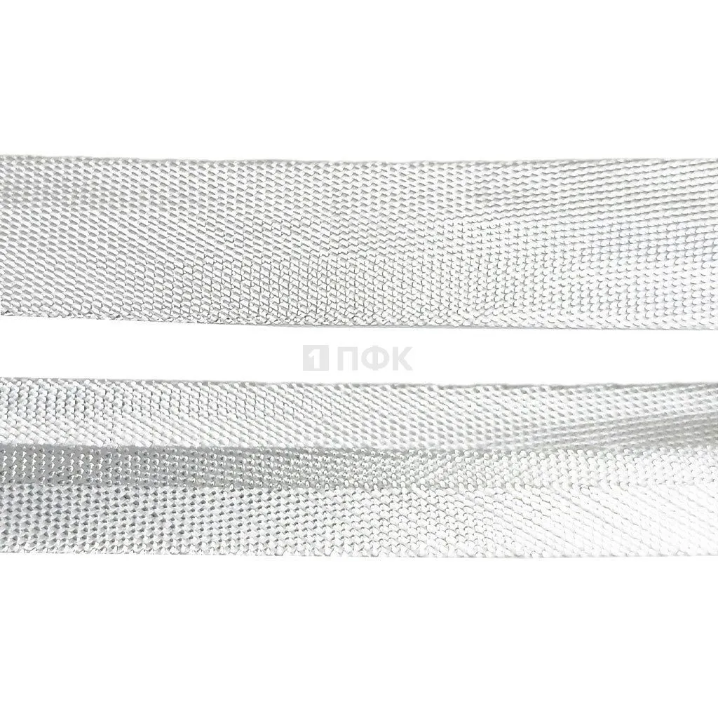 Косая бейка 15 мм 132м атласная цв серебро (уп 10боб/кор 60боб) — ПФКР Косая бейка 15 мм 132м атласная цв серебро (уп 10боб/кор 60боб)