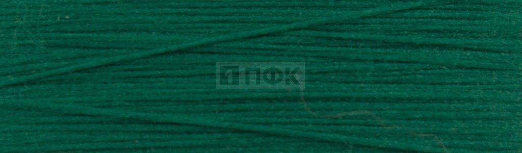Лента репсовая (тесьма вешалочная) 07мм цв зеленый тем (уп 300м/1500м)